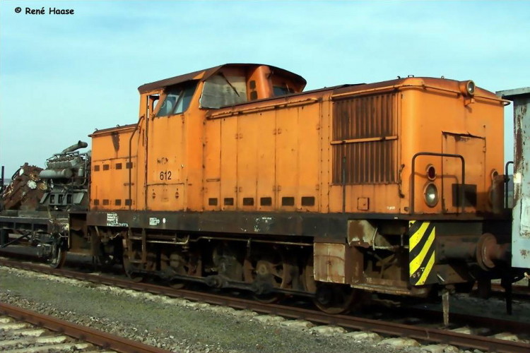 KEG 612, abgestellt in Karsdorf; 22.03.2005 (Foto: privat)