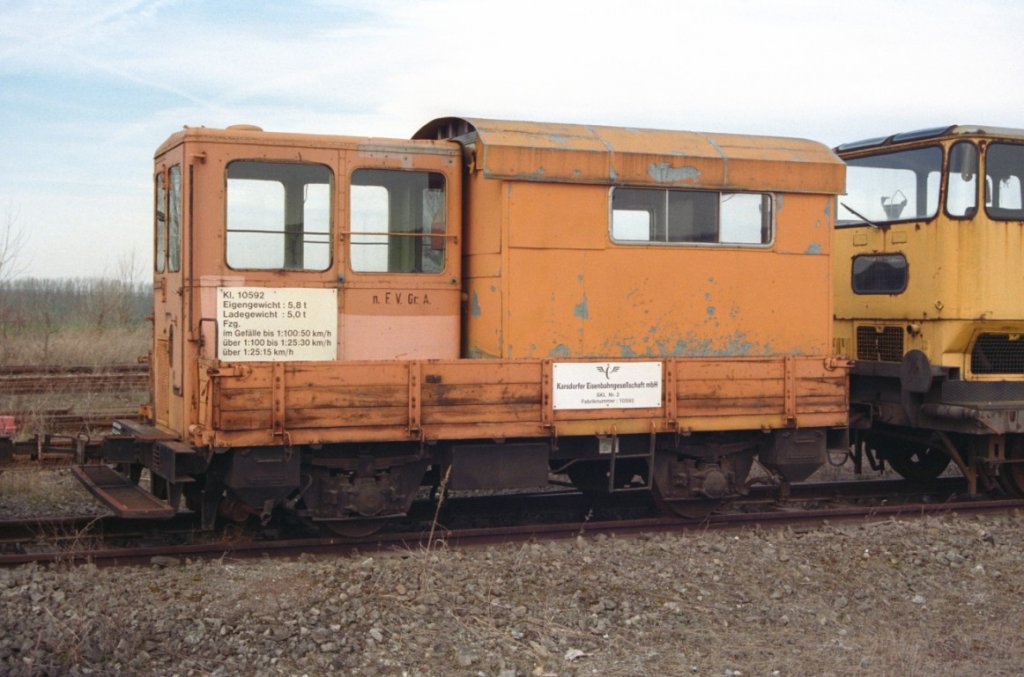 KEG SKL Nr. 2 am Zementwerk Karsdorf; 11.03.2002 (Foto: Ralph Mildner)