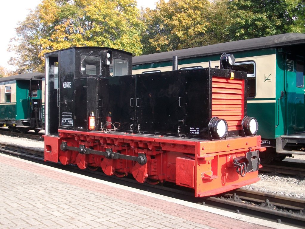 Kf 6003 am 13.Oktober 2010 in Putbus.