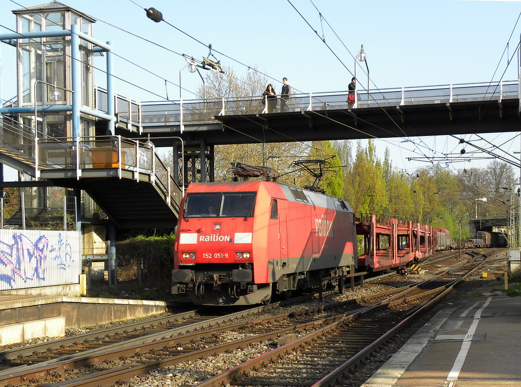 Kommend vom Rangierbahnhof Kornwestheim.