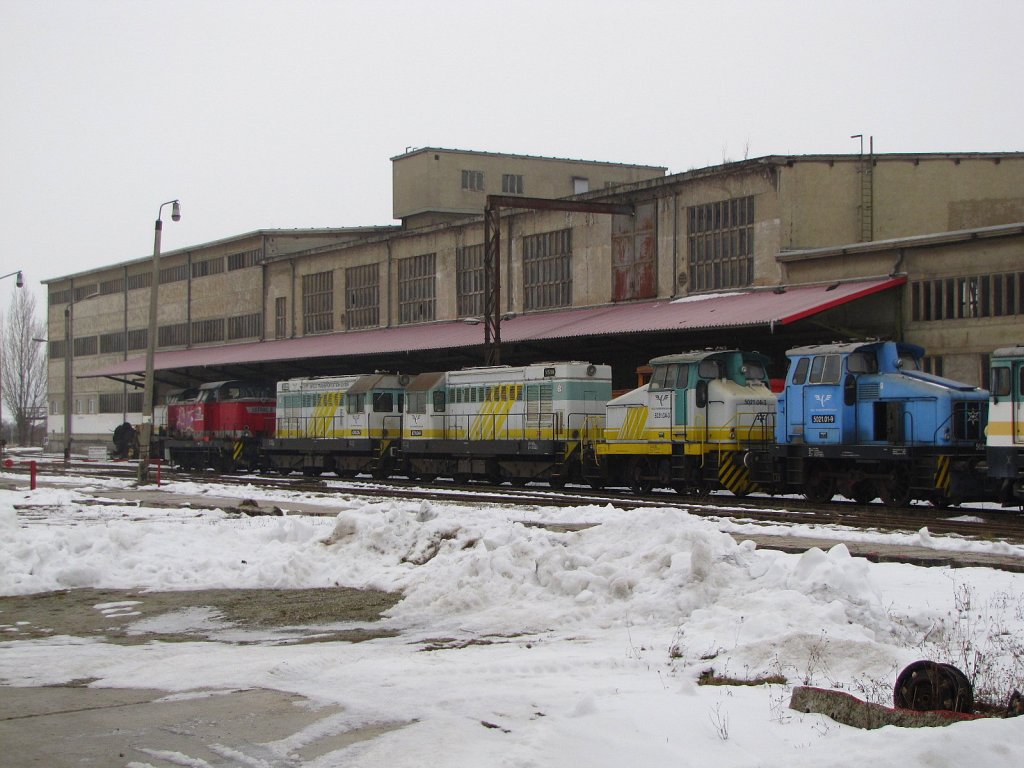 LOTRAC 3 + ARCO 4070.01-7 + 4070.04-1 + 5021.04-3 + 5021.01-9 am Zementwerk Karsdorf; 21.01.2010