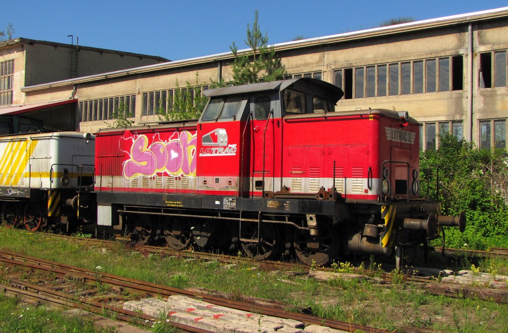 Lotrac 3 (LEW 1972/13347) am Zementwerk Karsdorf; 09.07.2011