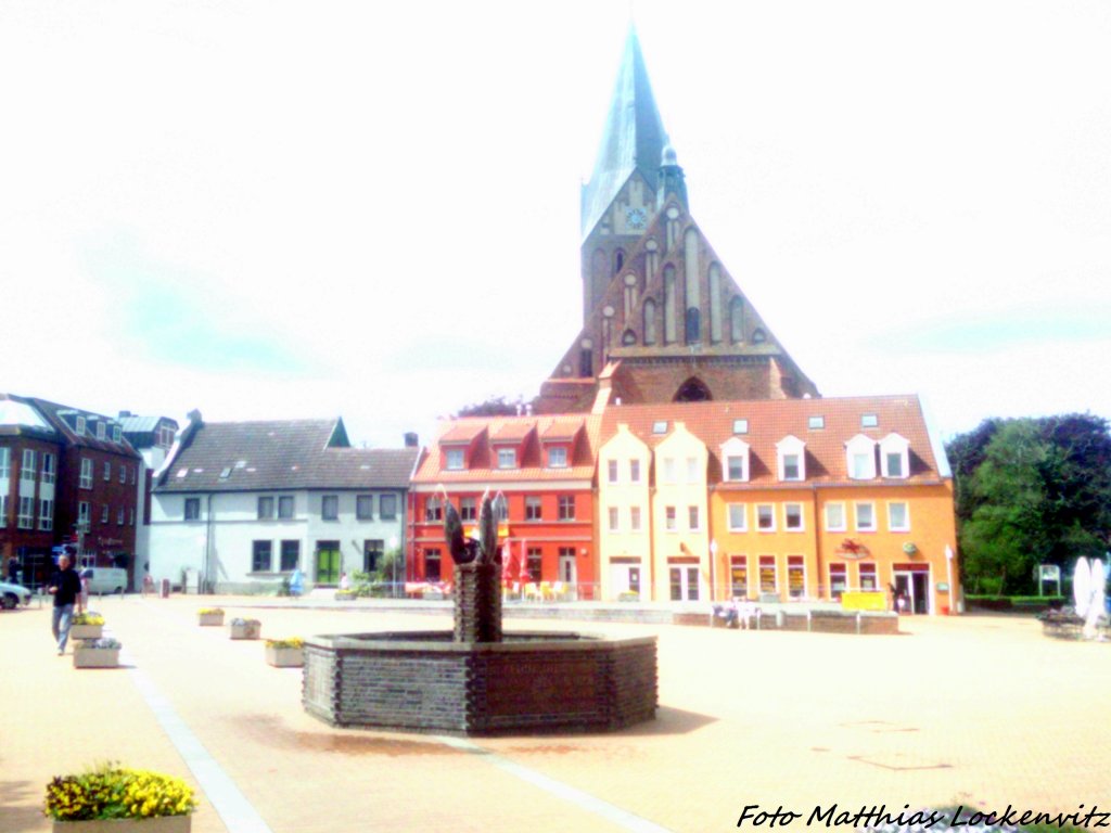 Marktplatz in Barth am 9.5.12