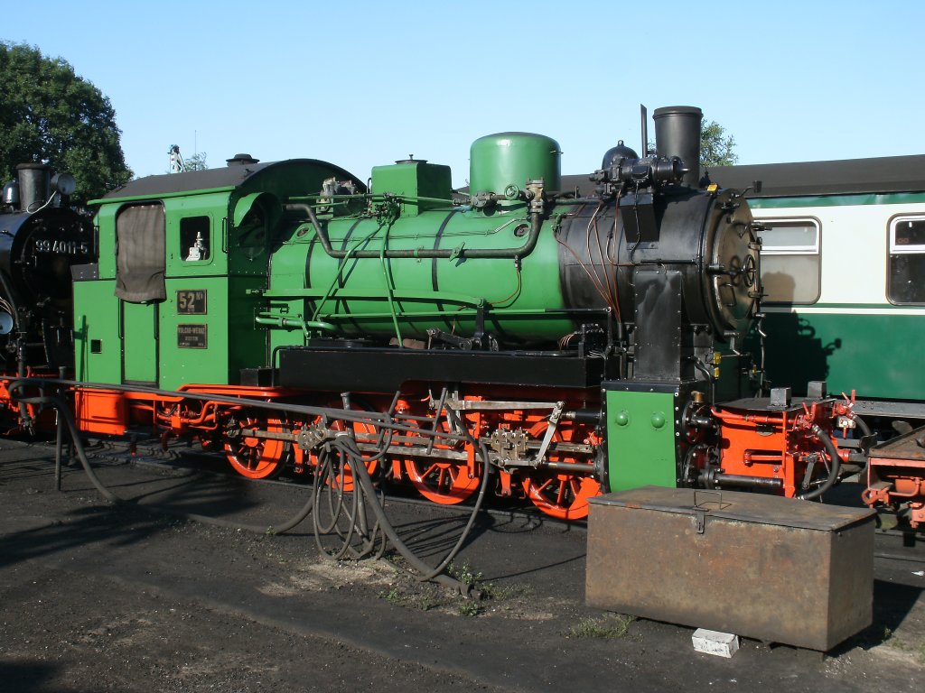 Mh52,am 27.Juli 2012,in der Einsatzstelle Putbus.