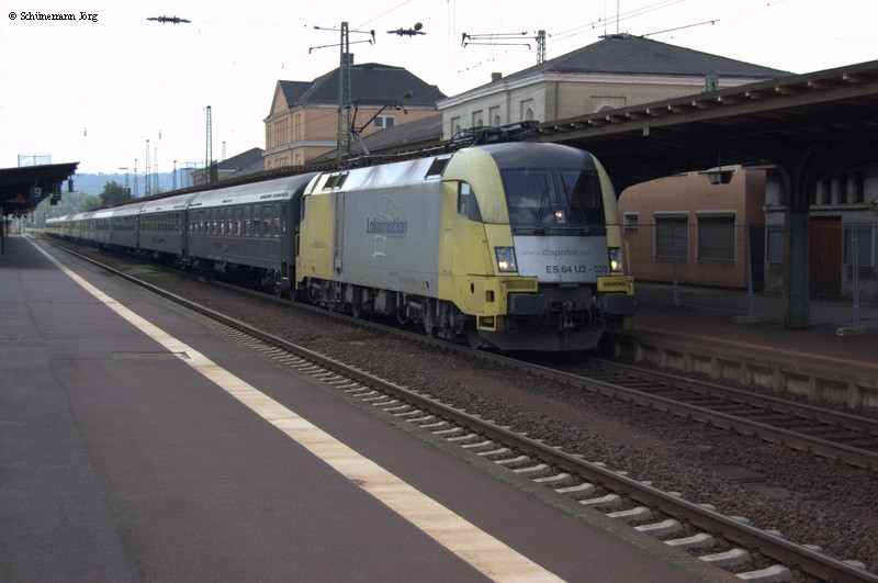 MRCE ES 64 U2-028 Media Markt Sternfahrt nach Hannover 30.05.2009