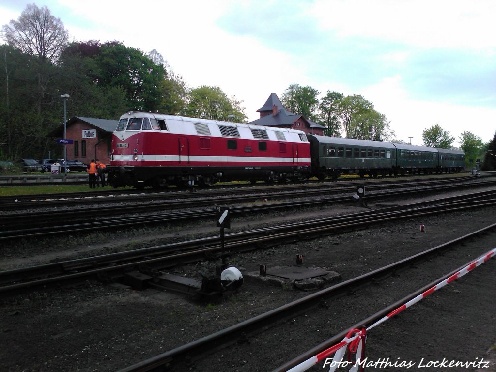 MTEG 118 770-7 abgestellt in Putbus am 10.5.13