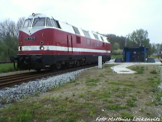 MTEG 118 770-7 an der Loktankstelle in Putbus am 12.5.13