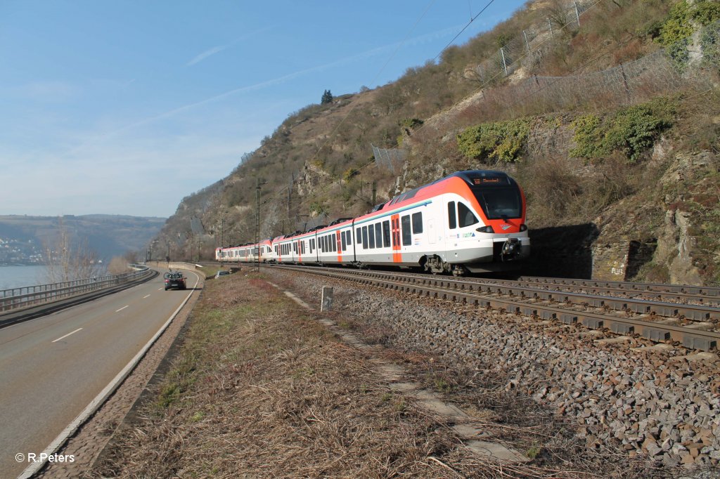 Nachschuss von 417 + 413 als SE25018 Frankfurt/Main – Neuwied bei Kaub. 06.03.13

