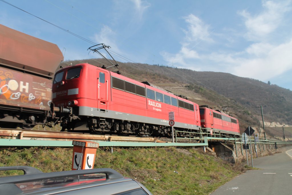 Nachschuss vom Kohlependel mit 151 103 + 088