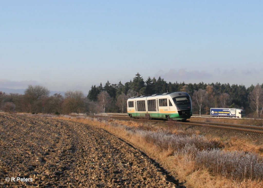 Nachschuss von VT21 als VBG20874 Chep – Marktredwitz bei Brand. 29.11.11