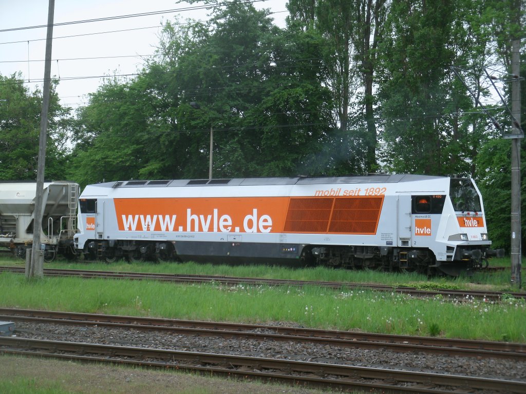 Nicht zu berhren war die Hvle Maxima V490.3,am 22.Mai 2013,auf dem Bahnhof in Bergen/Rgen.