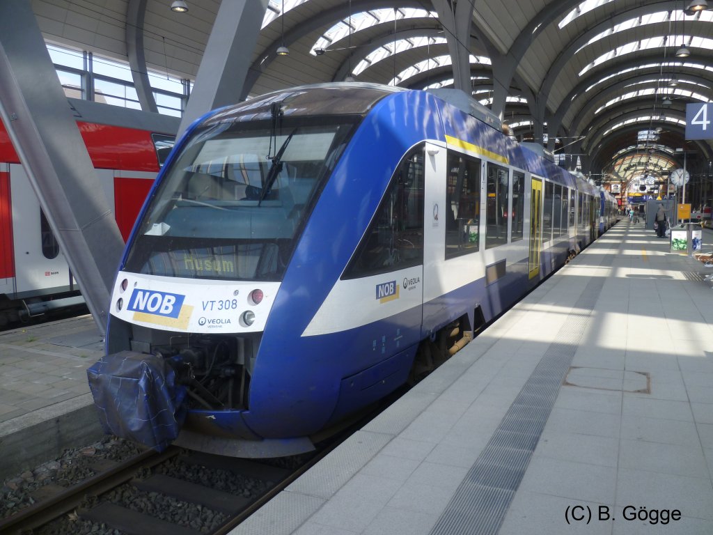 NOB VT 308 in Kiel Hbf