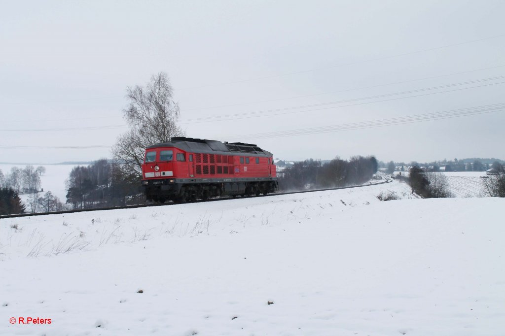 Nochmal 233 511-5 bei Brand. 08.12.12