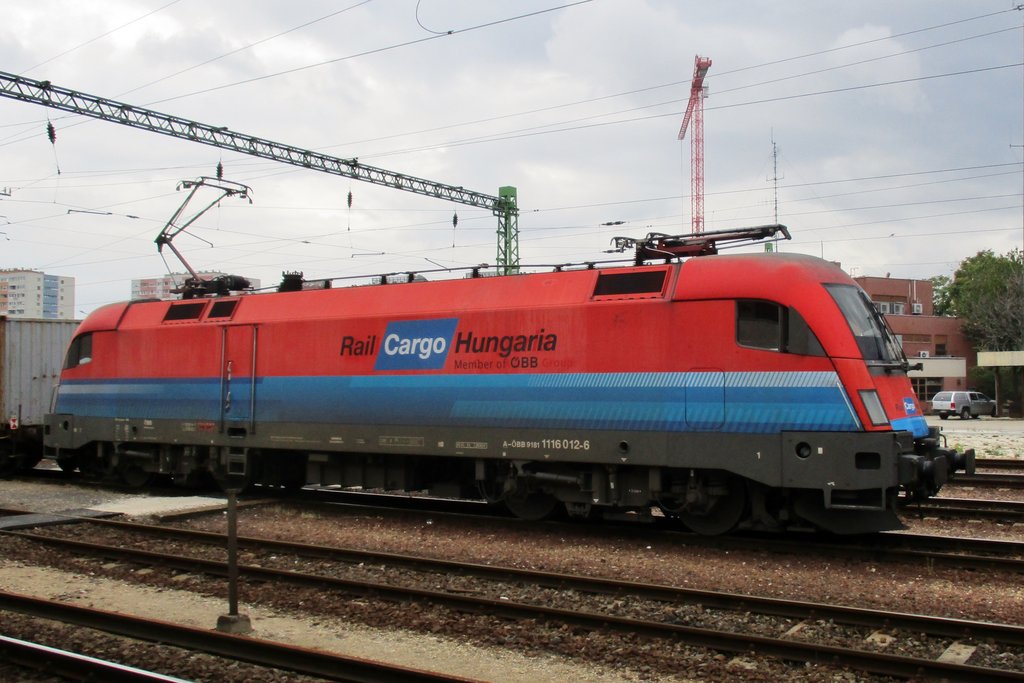 ÖBB 1116 012 verlässt am 20 September 2017 Budapest-Kelenföld.