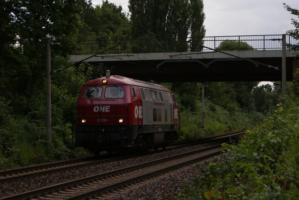 OHE 200086 als Lz in Hannover Limmer am 30.07.2010