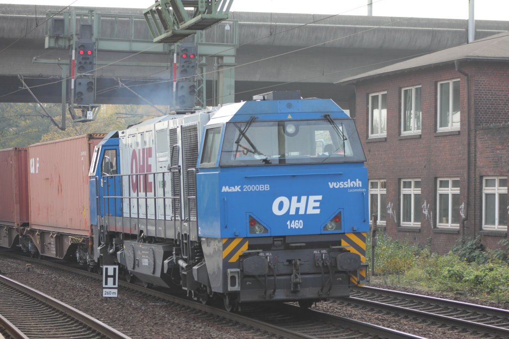 OHE G2000 BB 1460 in Hamburg Harburg am 25.10.2011