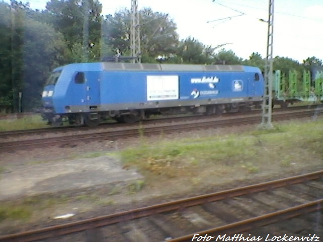 PRESS 145 030-7 abgestellt im Bahnhof Ludwigslust am 8.6.13