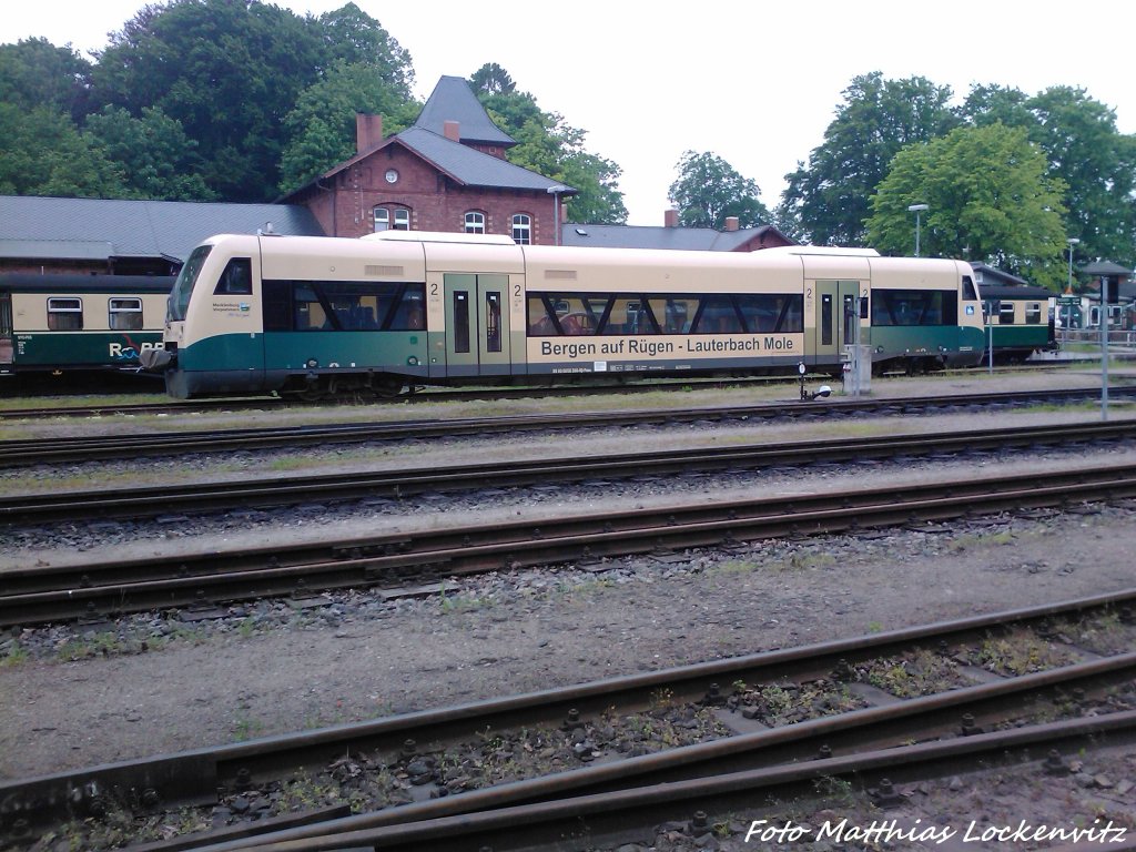 PRESS 650 032-4 abgestellt in Putbus am 1.6.13