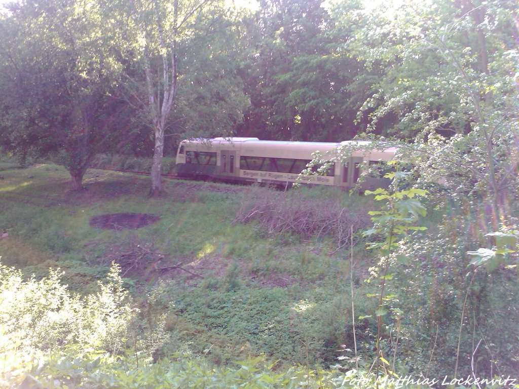 PRESS 650 032-4 mit Ziel Lauterbach Mole bei der Einfahrt in Putbus am 29.5.13