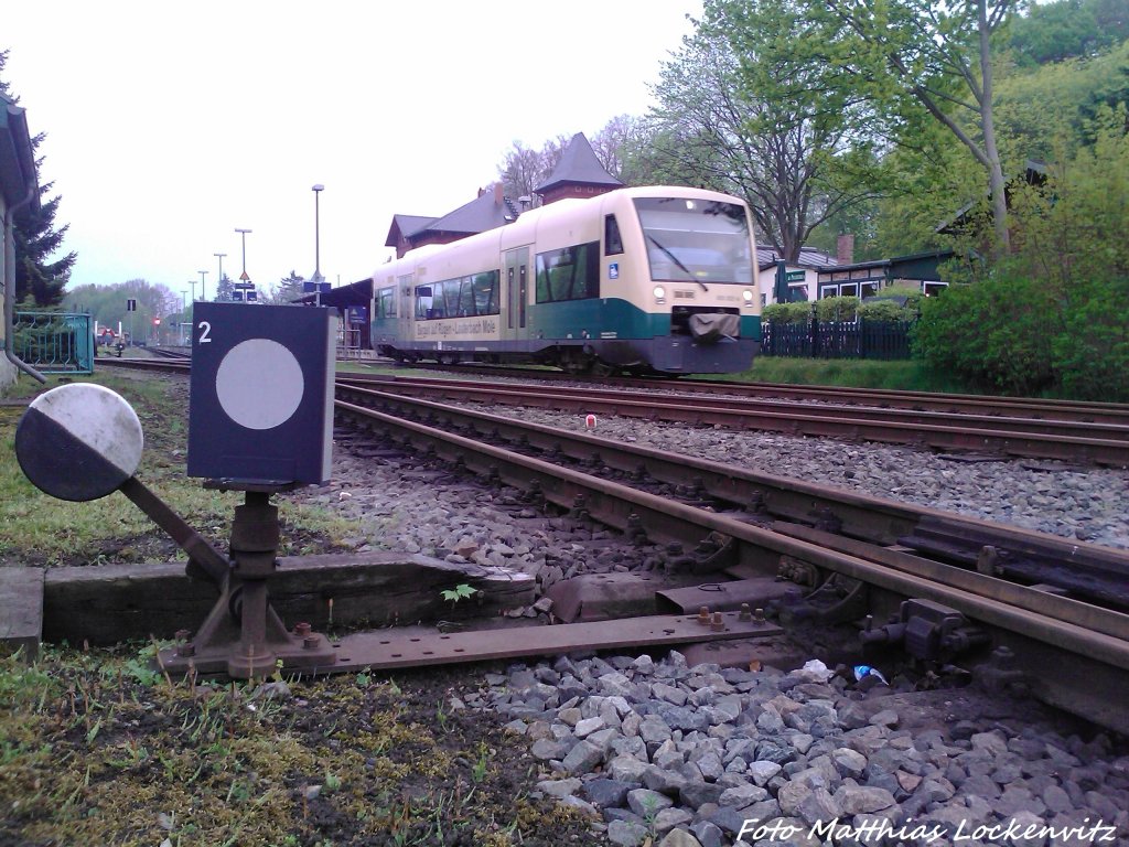 PRESS 650 032-4 unterwegs zur Loktankstelle in Putbus am 9.5.13