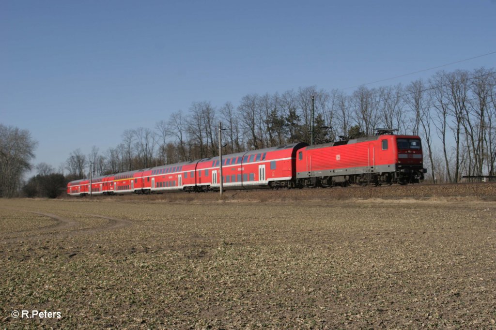 RE 18113 nach Eisenhttenstadt bei Jacobsdorf(Mark) 08.03.11