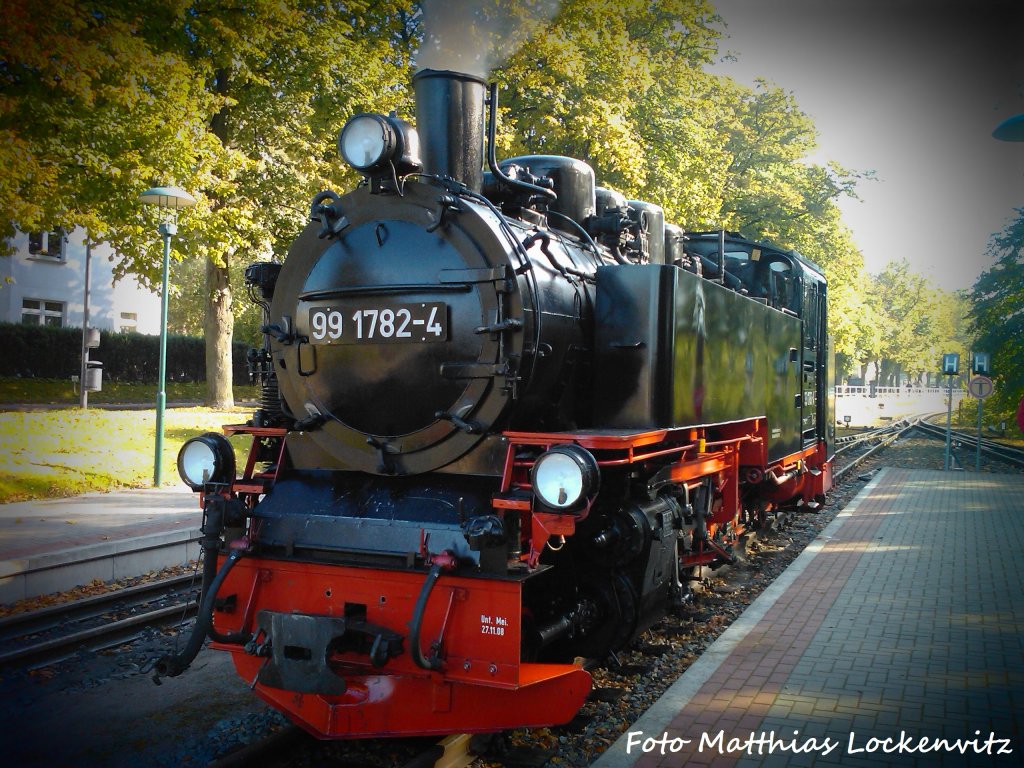 RBB 99 1782 beim Binzer Bahnhofsfest am 10.10.10