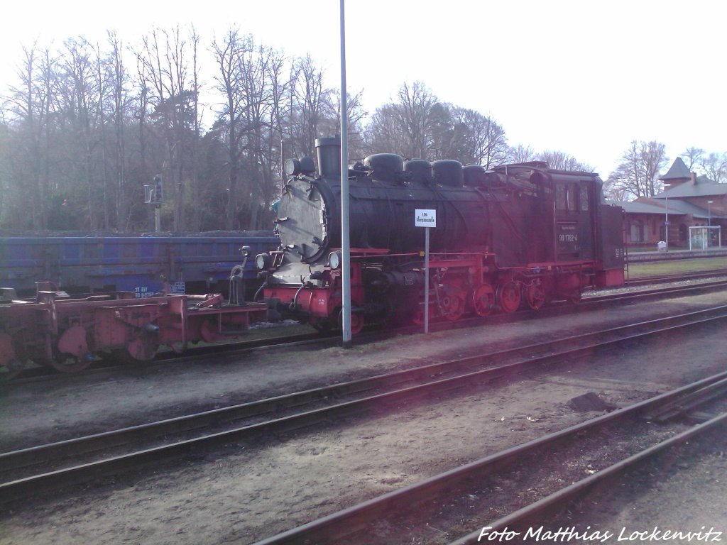 RBB 99 1782 im Kleinbahn BW Putbus am 21.4.13