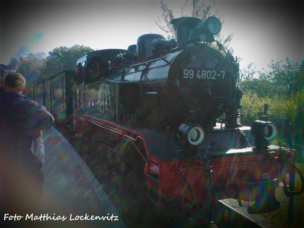 RBB 99 4802 im Bahnhof Ostseebad Binz am 10.10.10