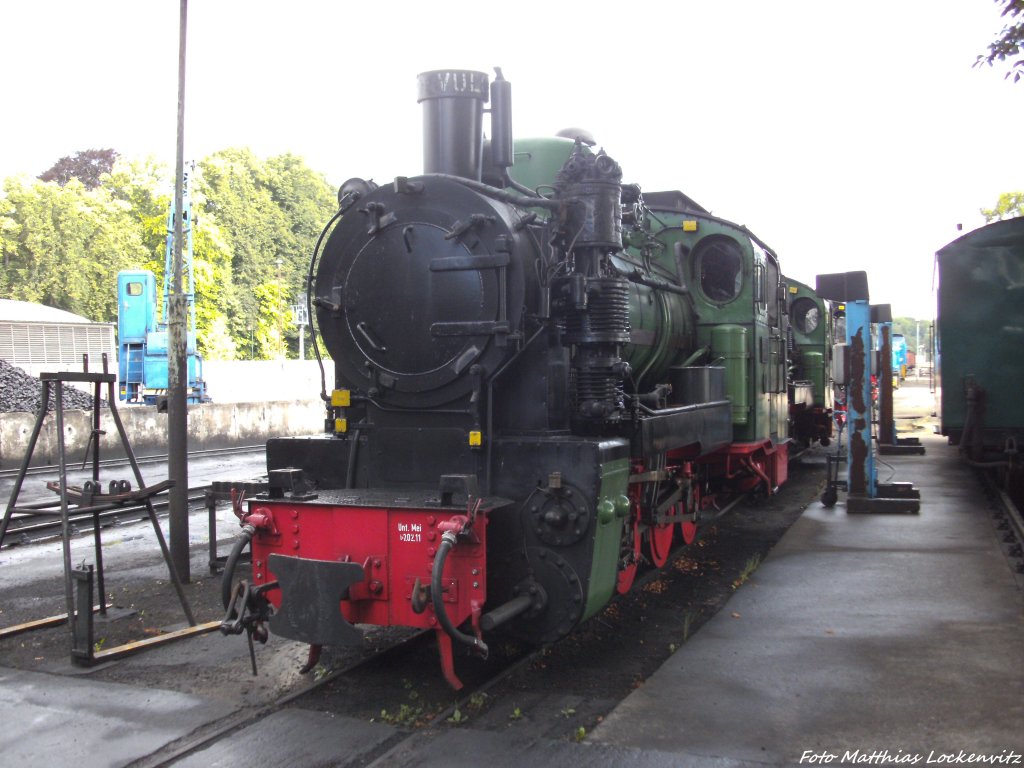 RBB Mh 52 & 53 abgestellt am Kleinbahn BW Putbus am 11.8.13