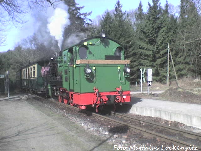 RBB Mh 52 bei Der Durchfahrt am Haltepunkt Garftitz am 30.3.10