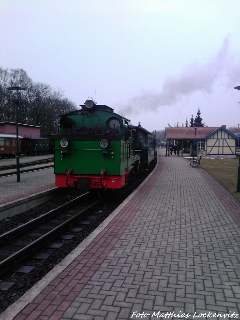 RBB Mh 53 im Bahnhof Putbus am 10.4.13