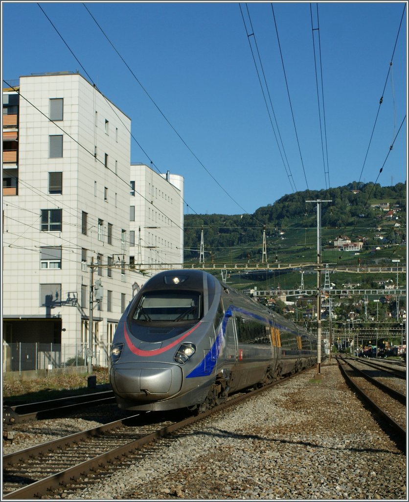 SBB ETR 610 in Vevey. 
26. Aug. 2010