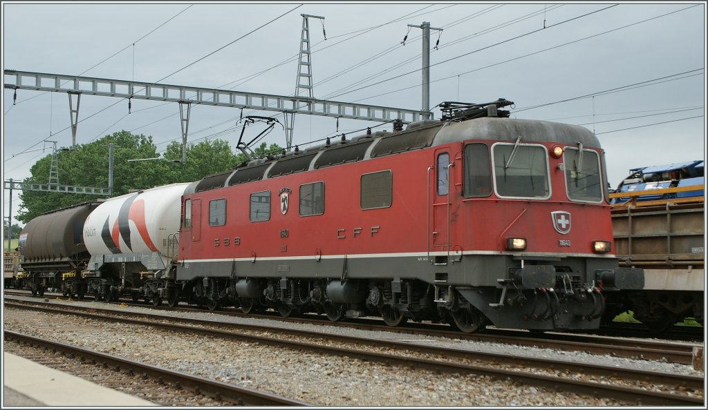 SBB Re 6/6 11640 in Romont. 
27.05.2011