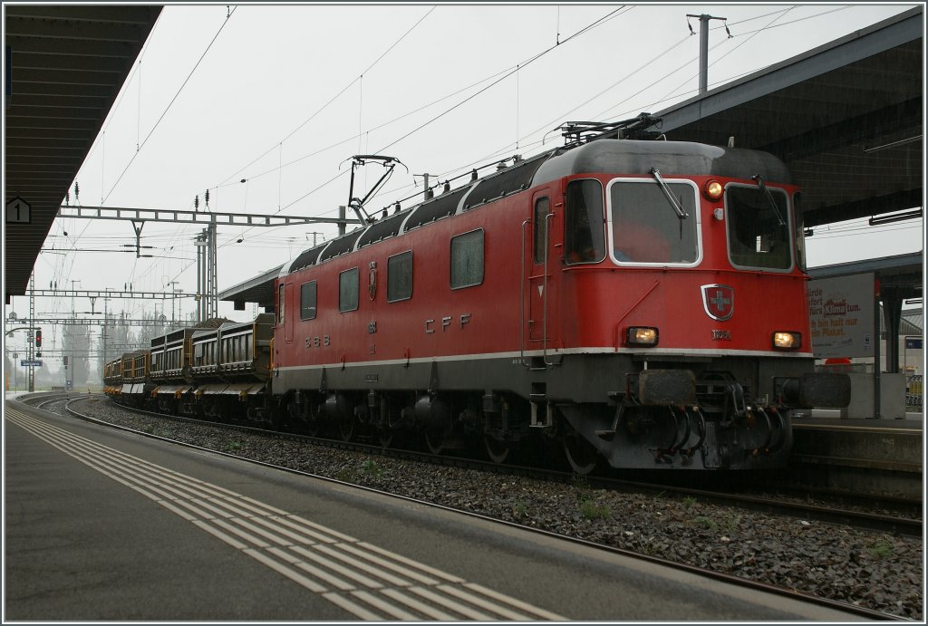 SBB Re 6/6 in Sargans. 
 14. Sept. 2011