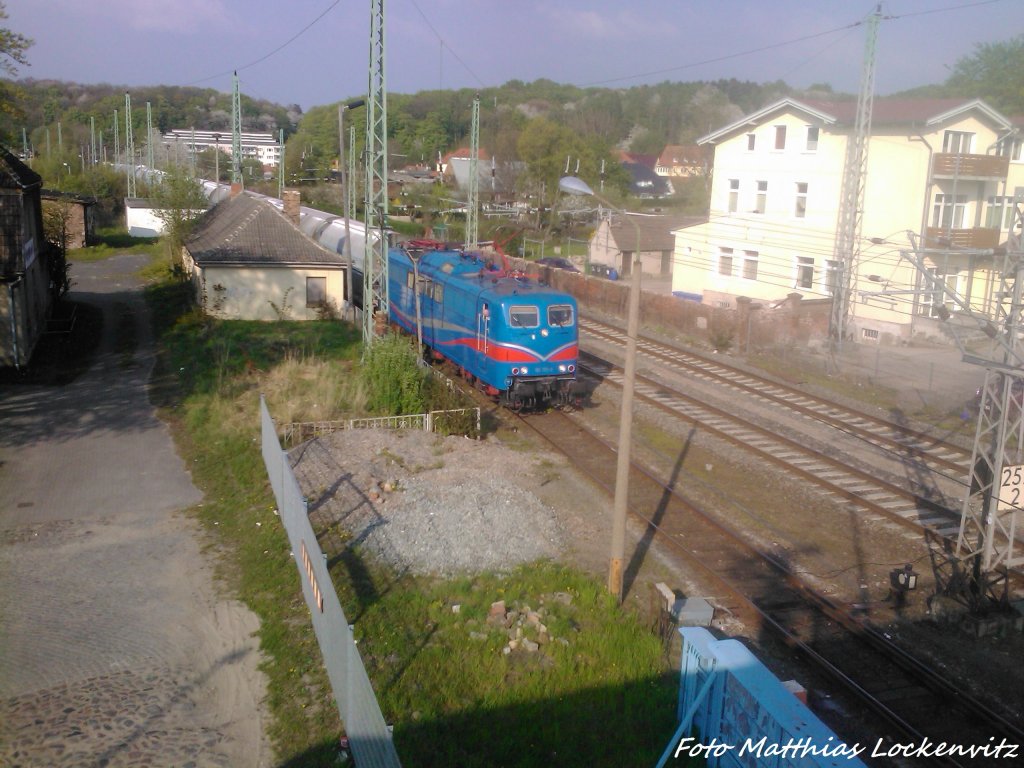 SRI 151 170 beim Rangieren der Ersten Gterzughlfte in Bergen auf Rgen am 8.5.13