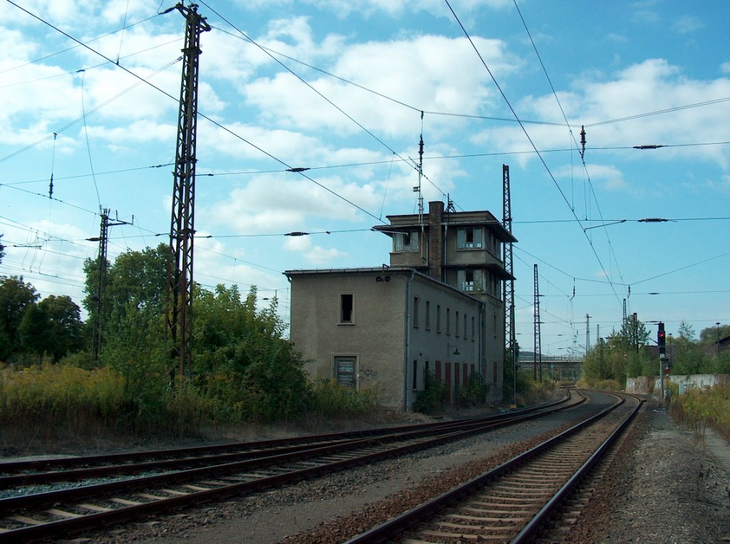 Stellwerk B2+W2 in Naumburg Hbf; 12.09.2009