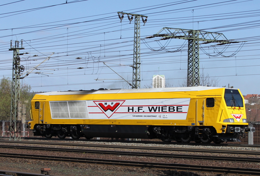 Tim Hermann-Das Kraftpaket 264 011 von H.F. Wiebe am 02.04.11 in Fulda

