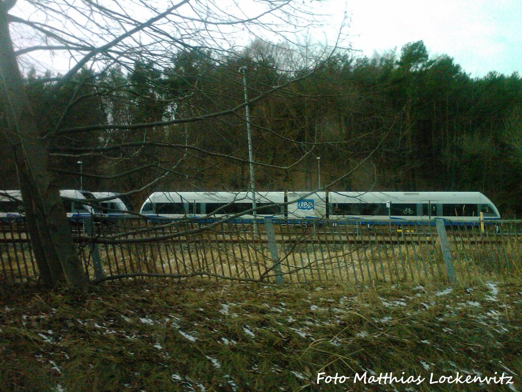 UBB GTW 2/6er im Bahnhof Seebad Heringsdorf am 14.2.11