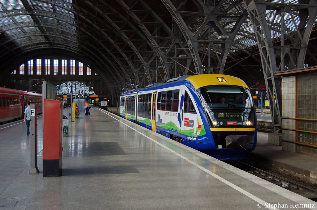 VT 618 (642 347/547) MRB als MRB80215 von Leipzig Hbf nach Wurzen im Leipziger Hbf. 19.07.2011