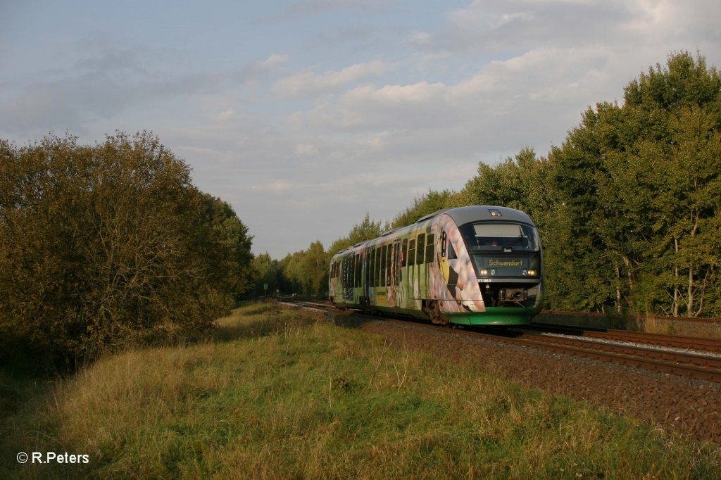 VT04 als VBG81129 Hof - Schwandorf bei Schnfeld. 27.09.11