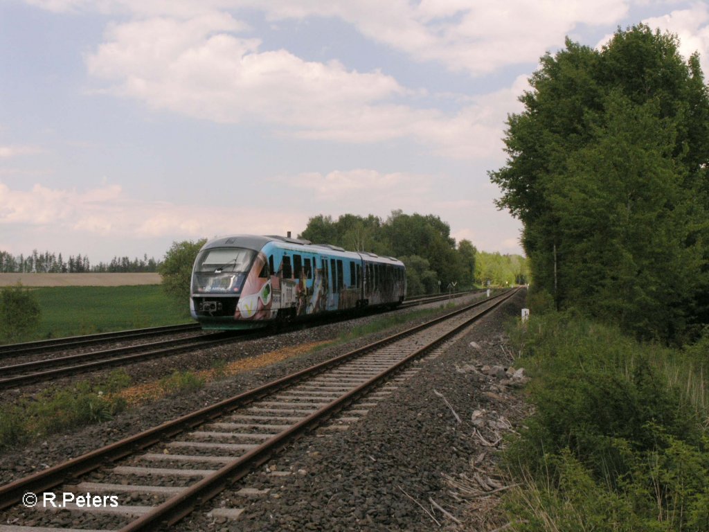 Vt06 bei Schnfeld auf dem Weg nach Hof. 14.05.08