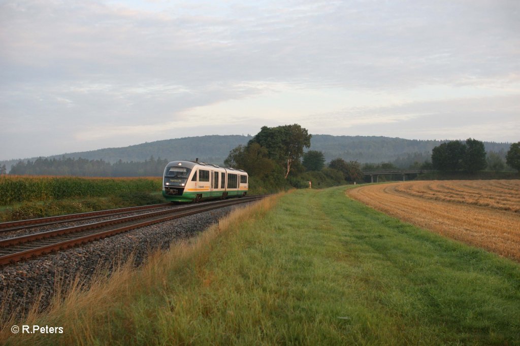 VT16  Stadt Regensburg  also VBG81107 Hof - Regensburg bei Oberteich. 22.08.11