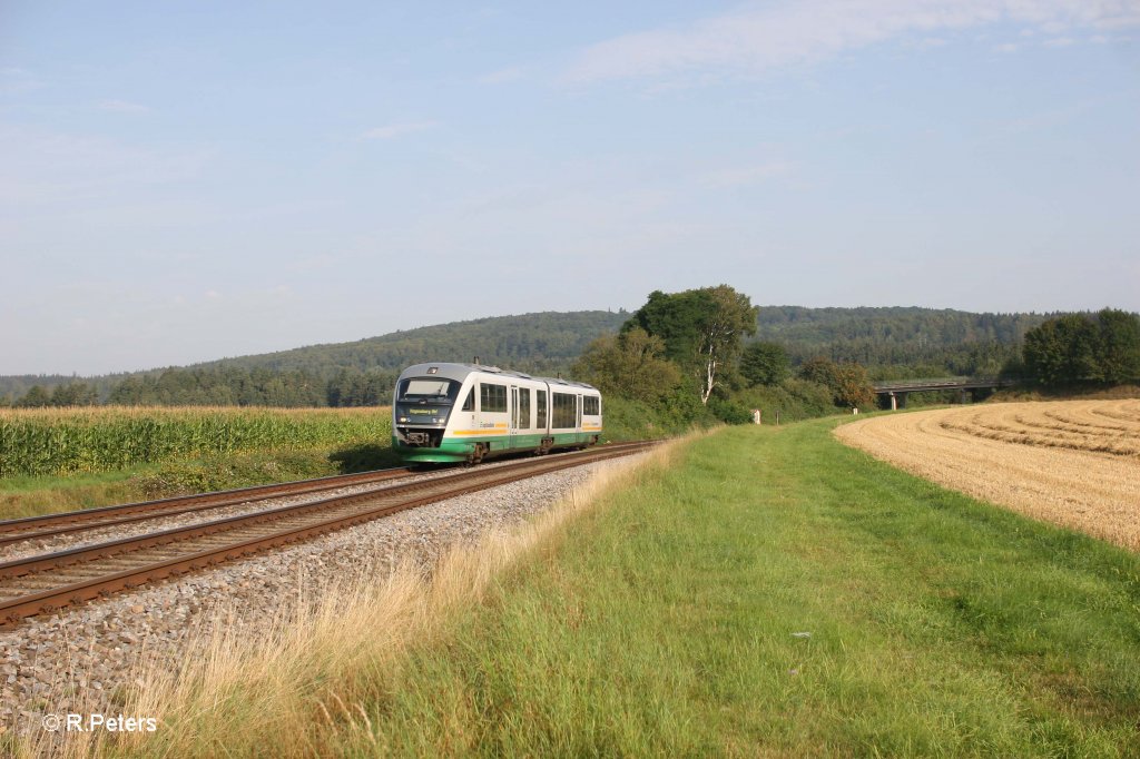 VT17  Stadt Schwandorf  als VBG81111 Hof - Regensburg bei Oberteich. 23.08.11