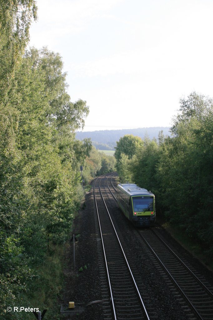 VT650.719 als ag84521 nach Marktredwitz beim verlassen von Immenreuth. 