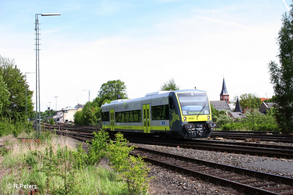 VT650.721 erreicht Marktredwitz als ag84539 Kirchenlaibach - Marktredwitz. 11.05.12