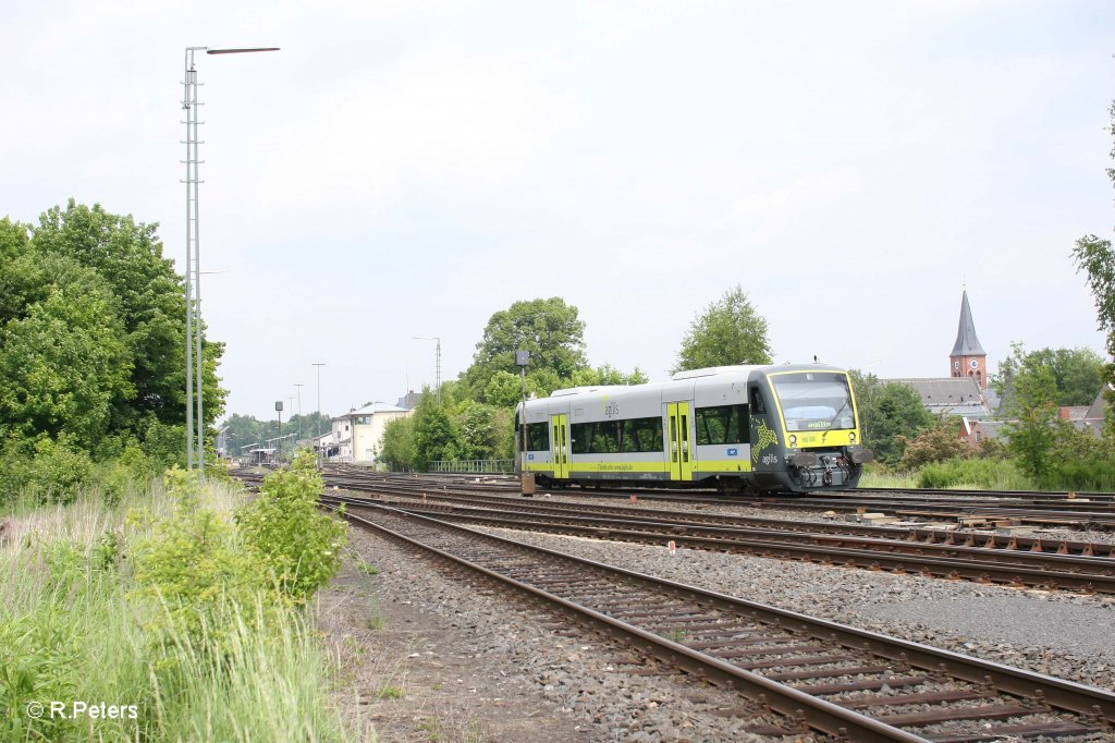 VT650.736 beim umsetzen in Marktredwitz. 31.05.12