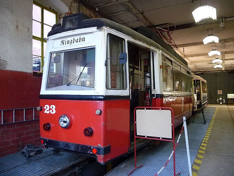 Wagen 23 im Depot in Naumburg; 20.08.2010 (Foto: Ralf Kuke)