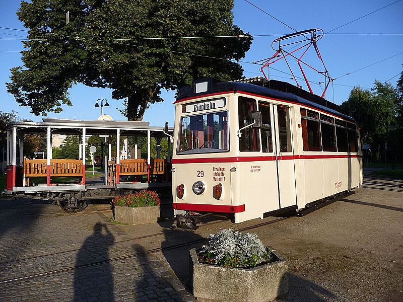 Wagen 29 vor dem Depot in Naumburg; 20.08.2010 (Foto: Ralf Kuke)