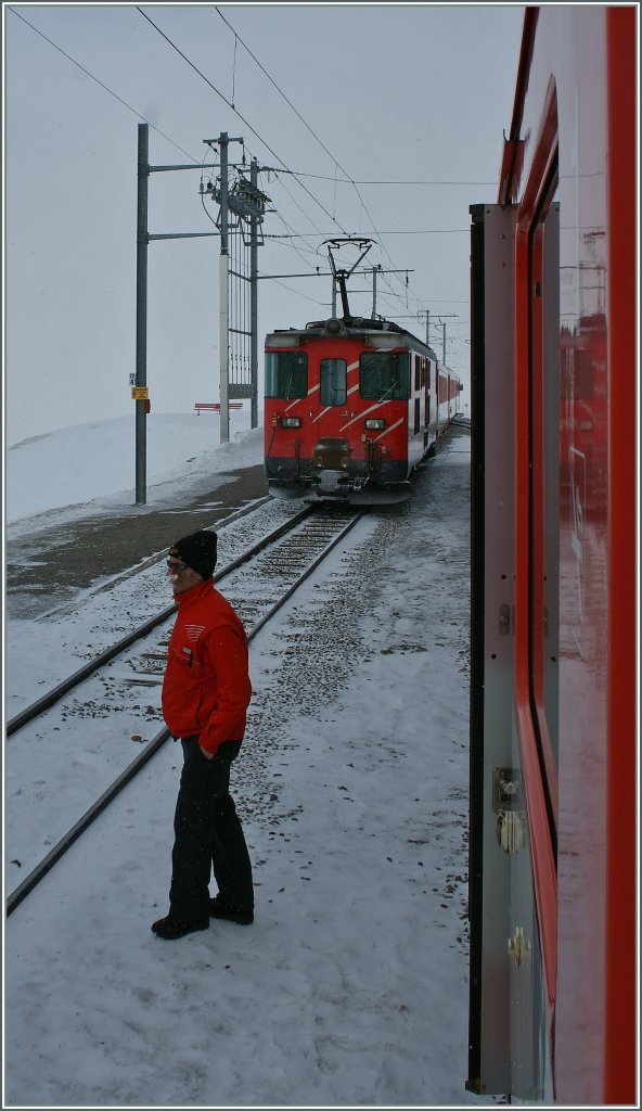 Zugskreuzung in Ntschen. 
15. Mrz 2013