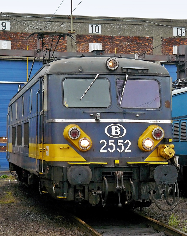 . Die SNCB HLE 2552 am Tag der offenen Tr im BW (Atelier) Kinkempois in der Nhe von Lige. 18.05.2008 (Hans)